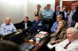 Obama Situation Room Waiting For Updates 8x12 Silver Halide Photo Print