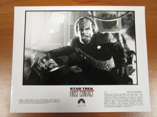 Vintage Glossy Press Photo Michael Dorn Stars As Worf In Star Trek First Contact