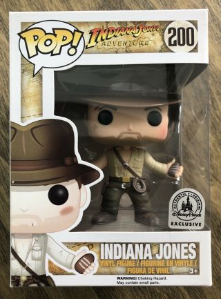 Funko Pop Indiana Jones 200 Indiana Jones Adventure - Disney Parks Exclusive