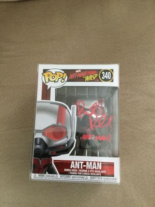 Paul Rudd Signed Ant - Man Funko Pop Figure @ C2e2 Chicago