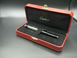 Cartier Diabolo Logo Limited Edition Platinum Fountain Pen in 2