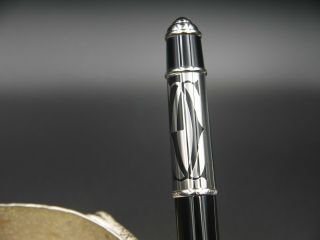 Cartier Diabolo Logo Limited Edition Platinum Fountain Pen in 7