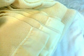 Vintage Adult Baby Morgan Style Blanket Fuzzy Soft Acrylic Satin Binding USA 2