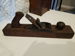 Vintage Stanley No.  27 Transitional Wood Smoothing Plane Liberty Bell