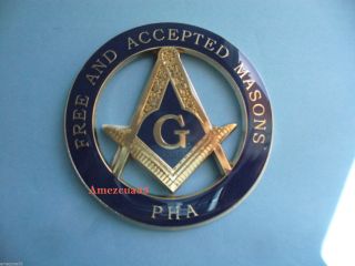 Master Mason Pha Car Emblem F&am Prince Hall Affiliated Auto Emblem Freemason