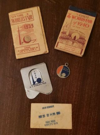 1939 1940 Worlds Fair York Tickets And Memorabilia