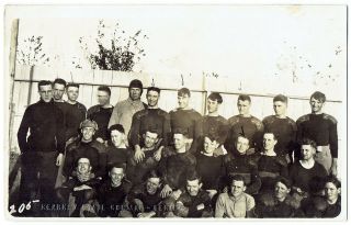 Vintage 1915 Postcard Kearney State Normal School Football Team Photo