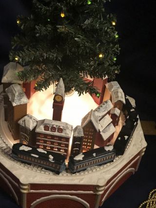 RARE Hallmark Polar Express Table Top Christmas Train Tree Decoration COMPLETE 4