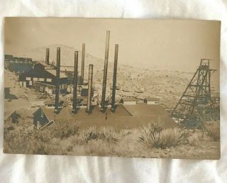 Antique Rare C.  1900 Rppc Postcard - Eureka Nevada Mining Photograph - 1
