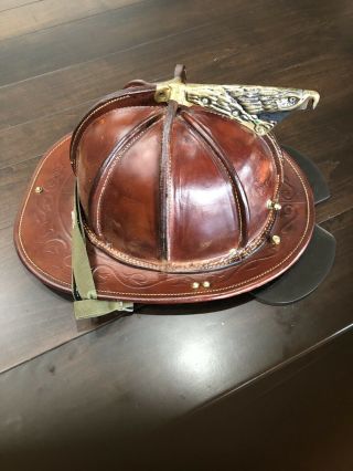 Cairns N6a Leather Fire Helmet
