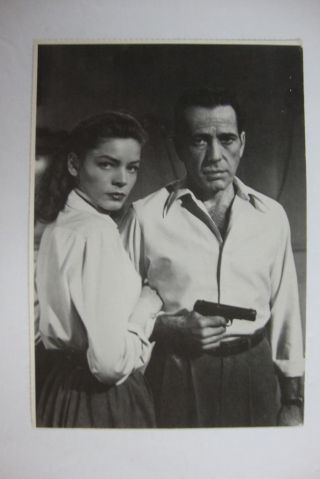 578) Lauren Bacall Humphrey Bogart Both World Famous Movie Stars 1980 Repo