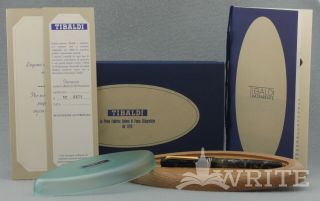 Fountain Pen Tibaldi Trasparente Limited Edition 871/1500 Complete Box Nib M