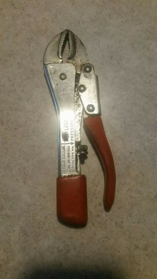 Leverage Tools Inc Lever Wrench Model 7 Locking Pliers W/grips.