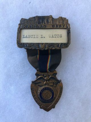 1921 3rd American Legion National Convention Medal