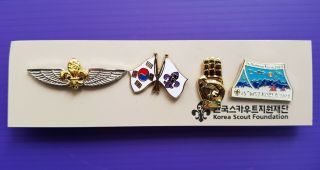 2023 World Jamboree / Korea Scout Association Official Pin Badge Set 2 / 2019