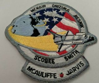 Challenger Mission Patch 1986 Sts - 51l Mcnair Scobee Mcauliffe Smith Nasa Space