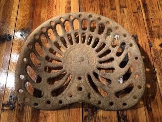 Early Antique Champion A426 Cast Iron Tractor Seat
