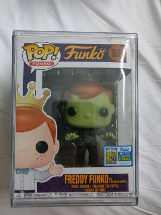 Sdcc 2019 Freaky Tiki Funko Fundays 2019 Pop Freddy Funko As Frankenstein Le350