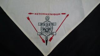 Vintage BSA Boy Scouts Ketchikeniqua Lodge 238 Neckerchief 2