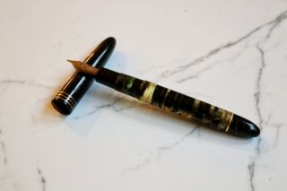 Omas Ogiva Black Celluloid Lucens Fountain Pen