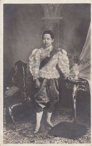 Queen Of Siam Savang Vadhana Thailand Wife Of King Chulalongkorn Reine Thailande