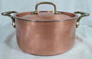 All Clad Cop R Chef Copper Chef Pot 3 Qt Copper Sauce Pan Dutch Oven
