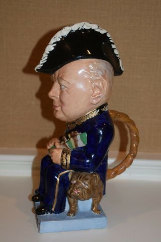 Toby Jug of Winston Churchill as Lord of the Admiralty by Royal Staffordshire 2