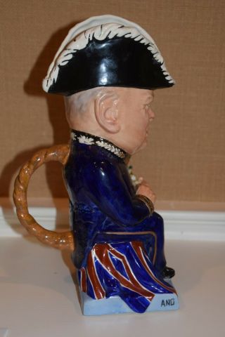 Toby Jug of Winston Churchill as Lord of the Admiralty by Royal Staffordshire 4