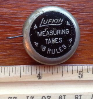 1920 ' s - 30 ' s Lufkin Advertising Measuring Tape,  Tritch Hardware Co,  Denver,  Colorado 2