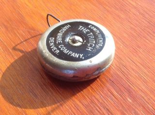 1920 ' s - 30 ' s Lufkin Advertising Measuring Tape,  Tritch Hardware Co,  Denver,  Colorado 4