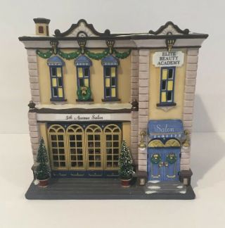 Department 56 Christmas In The City - 5th Avenue Salon 58950 (retired)