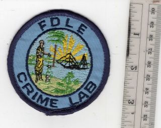 Florida Fdle Crime Lab Patch