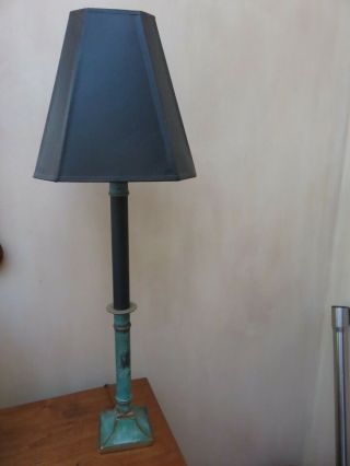Virginia Metal Crafters Verdi Candlestick Lamps,  24 - 1/2 " Tall
