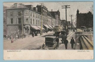 Barrington St Halifax N.  S.  Post Card