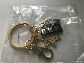 California Highway Patrol Chp Key Ring Keychain Ca State Police W/ 3 Charms