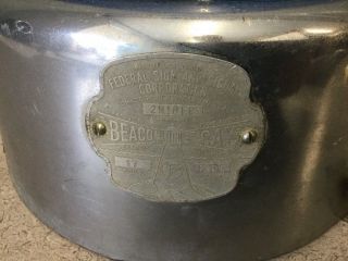 Rare BEACON RAY Federal Sign & Signal Corp.  Chicago.  Model 17.  Blue Dome 2