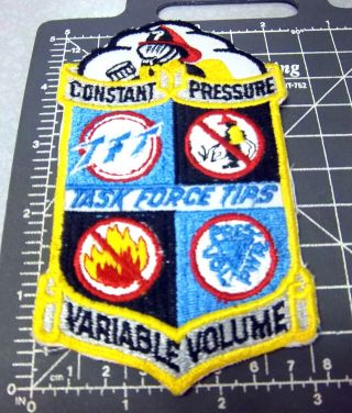 Task Force Tips Fire Fighter Embroidered Patch,  Great Colors & Logos,