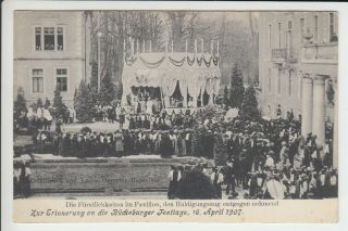 Homage Of The Princely Family To Schaumburg Lippe In Bückeburg 1907 Rare