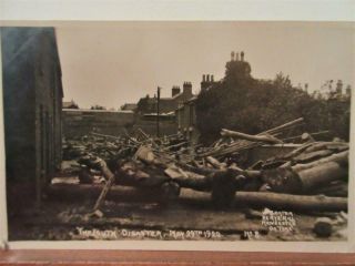 The Louth Flood Disaster,  May 29th 1920,  Real Photo Rp Postcard By W.  Benton 8