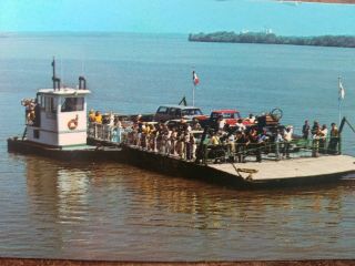 Old Postcard,  Nauvoo,  Illinois/montrose Iowa Ferry