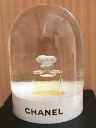Chanel Snow Dome Limited Novelty Snow Globe Very Rare Gift From Japan F/s 3g