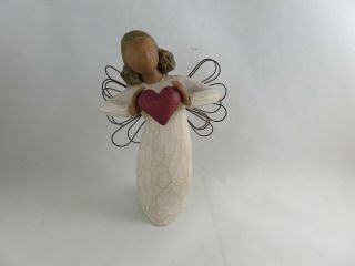 Willow Tree With Love Angel & Heart Figurine By Susan Lordi You Are Loved 26182