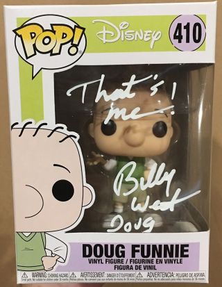 Billy West Signed/autographed Funko Pop Disney Doug Funnie