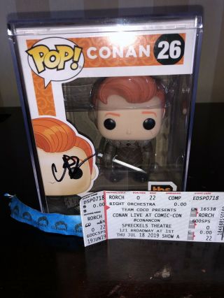 Conan Got Jon Snow Sdcc Exclusive Funko Pop Autographed - Ships In Stack