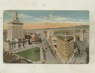 C.  1915 Downtown,  Oakland,  California Postcard