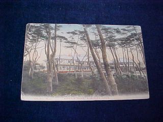 Orig Vintage Japan Japanese Postcard Kaihin Hotel Kamakura Japan 1912