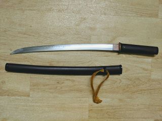 Przemek Wakizashi Custom Aikuchi Katana Japanese Samurai Steel Sword Short Bugei