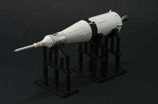 Bandai Otona no Chogokin Apollo 13 and Saturn V Rocket 1/144 Japan 4