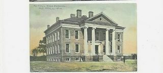 1911 Postcard.  Mccoll High School,  Mccoll,  South Carolina