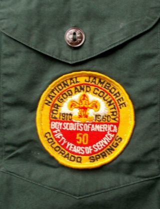 BSA MATTATUCK Council Connecticut Region One Golden Jam ' 60 Patch Explorer Shirt 4